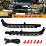 Dual Color DRL Turn Signal for Toyota Hilux Revo 2020 LED Ambient Light MAGIC COLORM