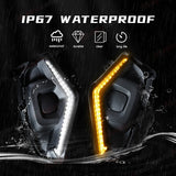 LED DRL Fog Lights Turn Signal for RAV4 2019-2024 Car Interior Accessory MAGIC COLORM