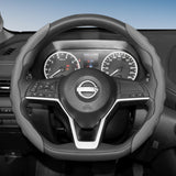 Breathable Wavy Sports Steering Wheel Cover for Nissan