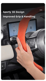 Suede Snap-On Steering Cover for Wuling Hongguang