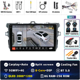 9-Inch 2K QLED Android Head Unit for Toyota Corolla 2007–2013