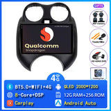 Android 14 Multimedia GPS Navigation for Nissan March 2010-2013