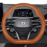 Ultra-Thin Breathable Leather Wheel Cover for Cupra