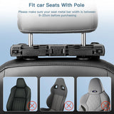 Multifunctional Car Headrest Neck Support with Hidden Hanger, 180° Rotation Universal Car Interior Accessory Car Interior Acc