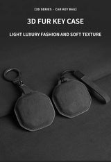 Suede Car Key Case Cover for Jetour T2 Traveler 2023, 2024 Car Key Case OEM