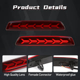 Rear Bumper Reflector Lights for Chevy Trax 2012-2014 Car Interior Accessory MAGIC COLORM