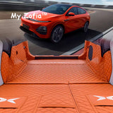For Xpeng G6 2024 2025 2026 Car Boot Mat Rear Trunk Liner Cargo Protection Leather Mat Interior Modification Accessories Car