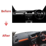 Luxury Plush Dashboard Cover for Audi A4 S4 RS4 2009–2016 Dashboard Mat CATUSIKI