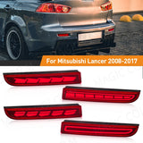 LED Bumper Reflector for Mitsubishi Lancer Evo 2010 Car Interior Accessory MAGIC COLORM