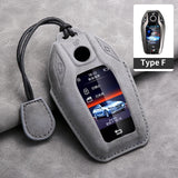 Car Key Cover For Bmw X3 G01 G31 X5 G05 X4 G02 G30 G32 I8 X7 M5X F20 Leather Car Key Case Cover