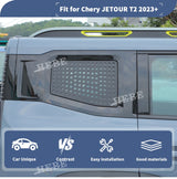 Aluminum Window Trim Plate for Chery T2 Traveler 2023+ Car Interior Accessory HEBE