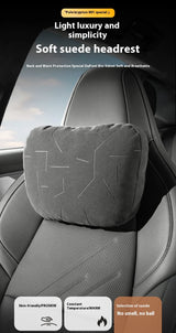 ZEEKR 001 Zeekr001 Car Headrest Waist Cushion Dupont Biological Fleece Suede Car Interior Accessory OEM