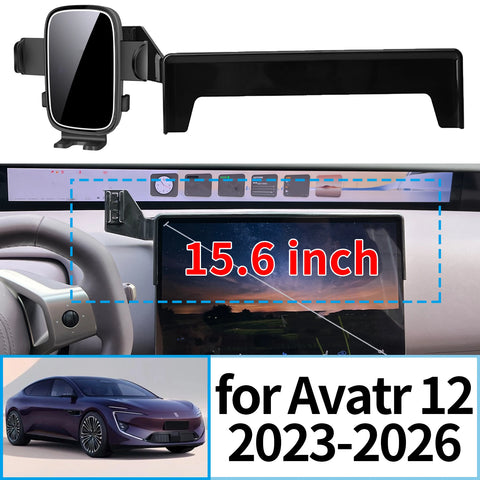 Smart Wireless Charging Screen Mount for Avatr 12 2023-2026 Car Phone Holder CATUSIKI