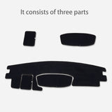 Plush Dashboard Cover Mat for Toyota Tank Roomy 2016–2023 Dashboard Mat CATUSIKI
