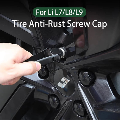 For Li LiXiang L7 L8 L9 2022 2023 ABS Wheel Hub Screw Cap Protection Cover Wheel Hub Protection Cover OEM