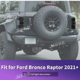 Taillight Decoration Cover For Ford Bronco Raptor 2021 Car Interior Accessory HEBE