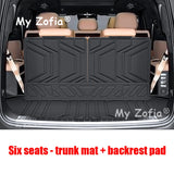 For DENZA B8 Leopard 8 2025 2026 Car TPE Rear Trunk Mat Liner Cargo Waterproof Boot Mat Floor Tray Storage Pad Accessories Ca