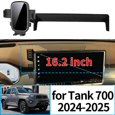 Clip-On Magnetic Phone Holder for Tank 700 2024–2025 Car Phone Holder CATUSIKI