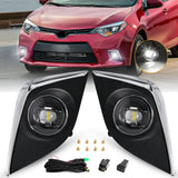LED Fog Lamp Assembly DRL for Toyota Corolla 2014-2016 LED Ambient Light MAGIC COLORM