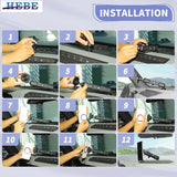 Rotatable Magnetic Phone Holder for Ford Bronco 2021-2025 Car Interior Accessory HEBE