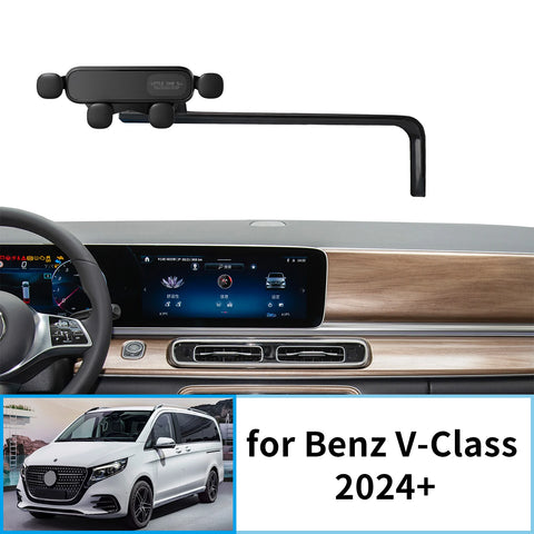 Smart Wireless Fast Charging Phone Holder for Mercedes-Benz V-Class 2024 Car Phone Holder OEM