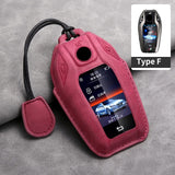 Car Key Cover For Bmw X3 G01 G31 X5 G05 X4 G02 G30 G32 I8 X7 M5X F20 Leather Car Key Case Cover