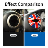 Steering Wheel Center Emblem for Mini Cooper R-Series Car Interior Accessory GMUNI