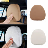 Artificial Leather Memory Foam Headrest for Volvo XC90 S90 Car Interior Accessory LINGLUYANG