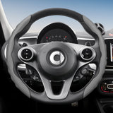 Wavy Sports Leather Steering Wheel Cover Smart Fortwo