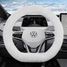 Warm Plush Steering Wheel Cover for Volkswagen Models