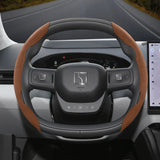 Segmented Suede Steering Wheel Cover for Zeekr