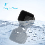 Hyundai Santa Fe 2024 2025 3rd Row Car Cup Holder Inserts Anti-Slip Shock-Absorbing Storage Box Tray Tidying TPE 2PCS Interio
