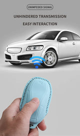 Car Smart Key Case Cover For IM Zhiji L7 LS7 L6 LS6 PU Leather Car Key Cover Protector Keychain Car Key Case Cover OEM