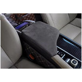 Armrest Box Cover Suede Leather Pad for Volvo XC60 Car Interior Accessory LINGLUYANG