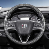 Carbon Fiber Steering Wheel Cover with Quick-Release for Buick Encore GX