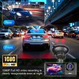 Dashcam 3 Channel 1080P for Universal Vehicles Dashcam AKAMATE