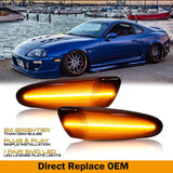 Amber LED Side Marker Lights for Toyota Celica Supra