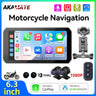 6.3 Inch Waterproof Motorcycle GPS with CarPlay Auto