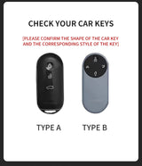 Suede Car Key Case Cover for Aito M9 2024 Car Key Protective Shell Accessories Car Key Case Cover OEM