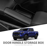 SMABEE for Toyota Tacoma 2024 Door Handle Storage Box Accessories Car Side Door Holder Tray Organizer Door Storage Barrel OEM