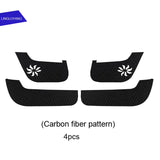 Door Anti Kick Mat Protector for Volvo EX30 2023+ Car Interior Accessory LINGLUYANG carbon fiber pattern