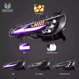 RGB LED Headlight with Animation for Subaru BRZ/Toyota 86 Car Interior Accessory VLAND