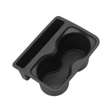 BYD M6 2024 2025 Center Console Cup Holder Shock-Absorbing Storage Tray Tidying Car Accessories Black TPE Center Console Cup