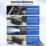 Minus Two 1000A Car Jump Starter with Air Pump Portable Tire Inflator Emergency Booster
