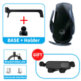 Integrated Wireless Charging Phone Mount for Lexus LX700 2025–2026 Car Phone Holder OEM Charging G Black