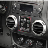 Chrome Interior Trim Kit for Jeep Wrangler JK 12-17