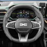 Breathable Wave-Shaped Steering Wheel Cover for Dacia