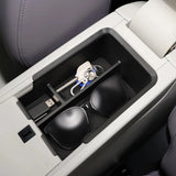 MG 4 MG4 2025+ Central Armrest Storage Box Stowing Tidying Car Tray ABS Organizer Accessories Black Central Armrest Storage B