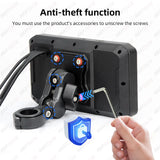 Motorcycle GPS Monitor with 1080P DVR & CarPlay