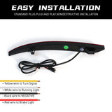 LED Rear Bumper Reflector Lights for Ford Fusion 2013 LED Ambient Light MAGIC COLORM